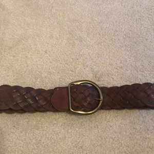 Abercrombie & Fitch brown leather belt